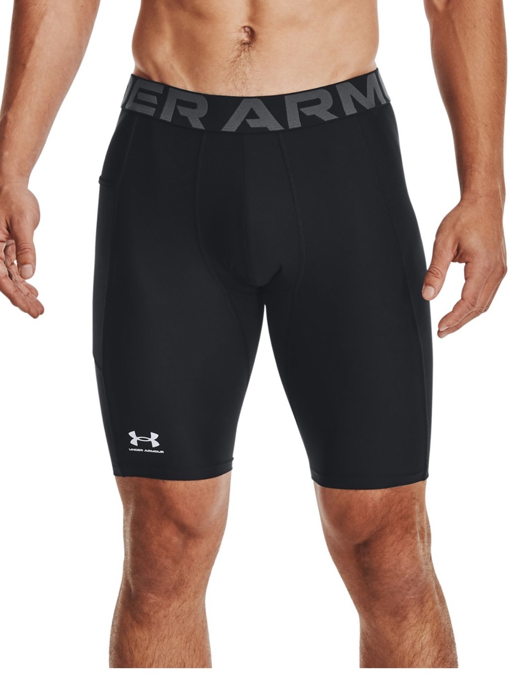 Under Armour mens heat gear long compression Shorts medium